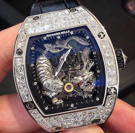 Owner Of Crmjewelers🇺🇸 on Instagram: “Richard Mille RM 51-01 Tourbillon Tiger & Dragon Michelle Yeoh, limited to 20 pieces! . . . 📷 @watches_moderator . . . #doral #stylegram…” Awesome Watches, Richard Mille Watches, Unique Watches, Used Rolex, Skeleton Watches, Amazing Watches, Expensive Watches, Hand Watch, Richard Mille