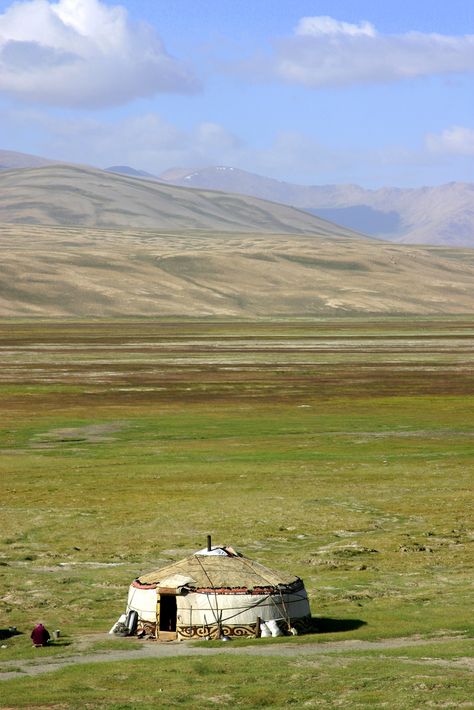 Home on the Mongolian Steppe.                                                  Flickr - Photo Sharing! Mongolian Steppe, Eurasian Steppe, Cheap Flight, Cheap Flight Tickets, Flight Tickets, Fairy Queen, Yurt, Mongolia, Nature Travel