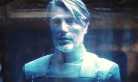 Rogue One - Galen Erso's Message | Officers Speaking Through a Hologram Galen Erso, Rogue One, Mads Mikkelsen, Disney Star Wars, New World, Star Wars, Stars, Disney, Fictional Characters