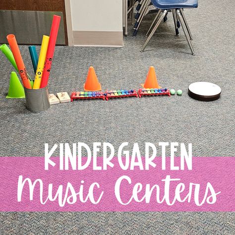 Kindergarten Music Class, Music Centers Elementary, Preschool Music Activities, Music Activities For Kids, Music Classroom Decor, Music Class Activities, Kindergarten Music, Elementary Music Class, Music Teaching Resources