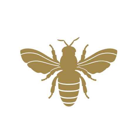 Bee Decal | Gold Bee | Napoleonic Bee Decal Set | Bee Decor Bee Outline, Feather Stencil, Bee Stencil, Stenciled Pillows, Bee Decals, Bee Icon, Bee Artwork, Bird Stencil, Bee Wreath