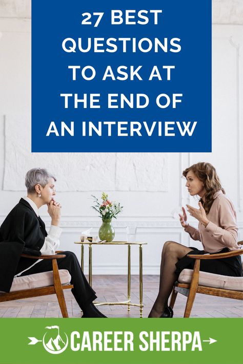 Are you prepared to ask questions at the end of a job interview? These should help! Questions To Ask At The End Of Interview, Best Questions To Ask, Best Questions, Infographic Resume, Finding A New Job, Fun Questions To Ask, Interview Preparation, Hiring Process, Company Culture