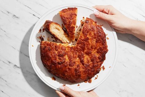 A classic approach to the beloved Breton pastry, kouign-amann. Butter Block, Croissant Dough, King Arthur Baking, Kouign Amann, Yeast Breads, Dough Scraper, Happy Food, Bread Box, Baking Blog