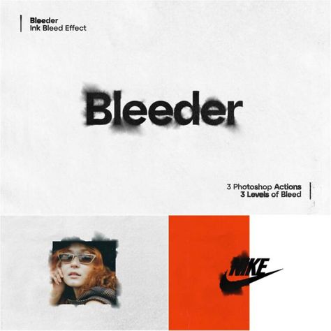 Ink Bleed Effect | Free download Ink Bleed Effect, Ink Bleed, Invisible Ink, Weird Words, Font Inspiration, Typographic Poster, Title Design, Photoshop Effects, Graphic Design Tips