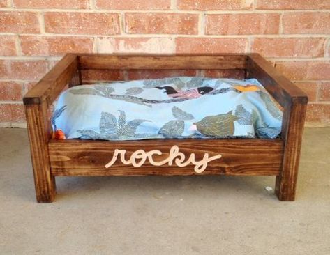 Dog Bed Inspiration, Raised Wooden Dog Bed, Wooden Pet Bed, Pallet Dog House, Handmade Dog Beds, Wood Dog Bed, Raised Dog Beds, Wooden Dog Bed, Pallet Dog Beds