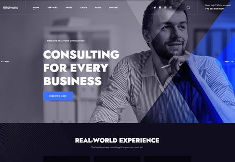 20+ Best Consulting Website Template 2021 - RadiusTheme Consulting Firm Website Design, Website Header Ideas, Consulting Website Design Inspiration, Technology Website Design, Consulting Website Design, Business Consulting Website, Header Designs, Free Business Logo, Consulting Website