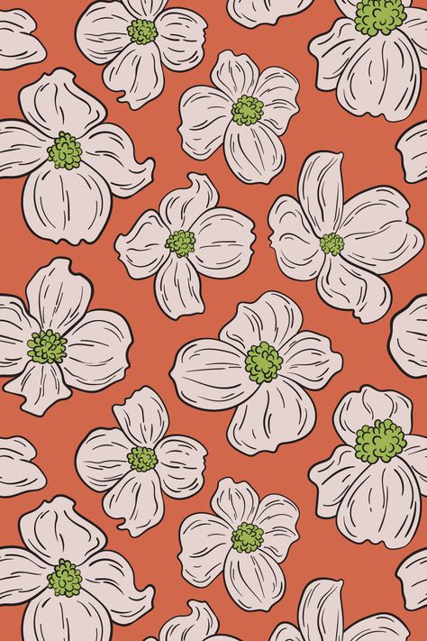 Hawaiian Shirt Pattern, Bedroom Mural, Flower Drawing Tutorials, Bible Cover, Dogwood Flowers, Bloom Blossom, Flower Pattern Design, Cotton Kurti Designs, Bible Covers