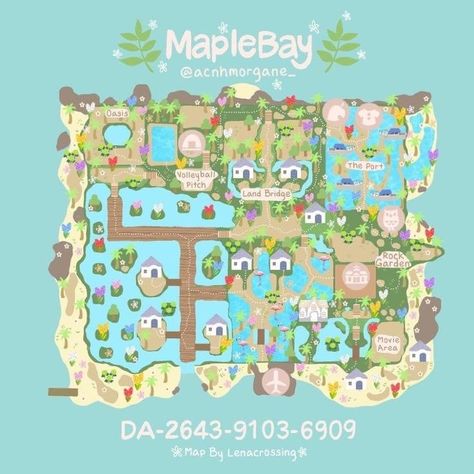 Coco Animal Crossing, Disney Island, Cottagecore Animal Crossing, Dream Address, Island Survival, Map Layout, Animals Crossing, Animal Crossing Memes, Animal Crossing Guide