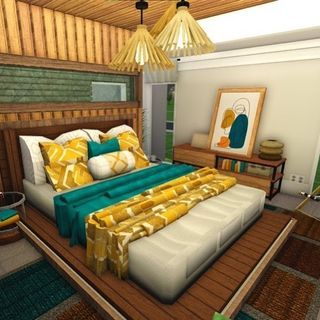 Cottage Core Bloxburg House, Blocksburg Room Ideas￼, House Plans With Pictures, Bloxburg Builds, House Decorating Ideas Apartments, Simple Bedroom Design, Tiny House Layout, Diy House Plans, House Floor Design