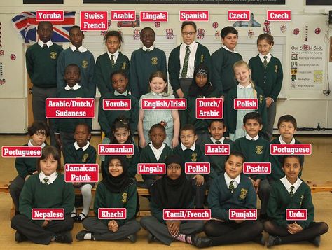 Chattering classes... the British primary school where pupils speak 31 different languages British Primary School, English City, City Of Birmingham, Different Languages, Cultural Diversity, Old Love, Special People, Set Up, Primary School