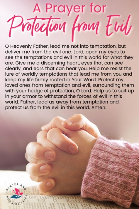 Prayer To Protect My Family From Evil, Pray For Protection From Evil, Godly Qoutes, Lead Us Not Into Temptation, Sinners Prayer, Sunday Prayer, Protection From Evil, Prayer For Guidance, Spiritual Warfare Prayers