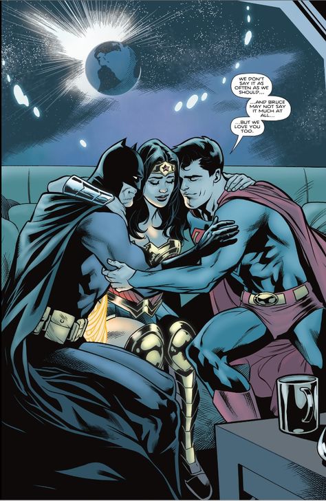 wonder woman 793 Justice League Art, Superman And Wonder Woman, Dc Trinity, Batman Superman Wonder Woman, Batman Wonder Woman, Bruce Timm, Arte Dc Comics, Superman Wonder Woman, Dc Comics Superheroes