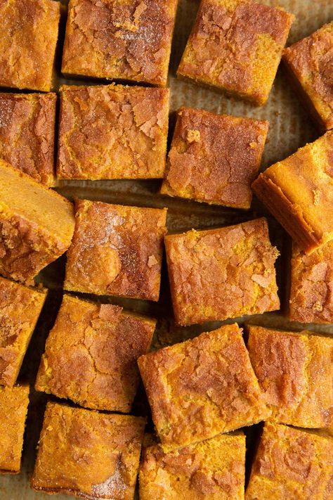 Pumpkin Butter Mochi Pumpkin Butter Mochi Recipe, Pumpkin Mochi Cake, Pumpkin Butter Mochi, Pumpkin Mochi Hawaiian, Hawaii Meals, Pumpkin Mochi Recipe, Hawaiian Butter Mochi, Butter Mochi Recipe, Pumpkin Mochi