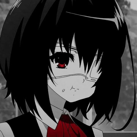 Another Anime Pfp, Another Misaki Mei, Misaki Mei, Another Misaki, Anime Gangster, Walpaper Hello Kitty, Anime Black Hair, Funny Profile Pictures, Animated Icons