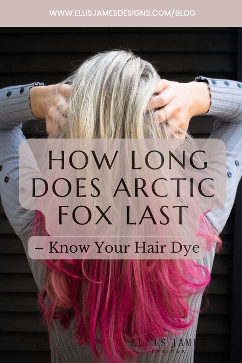 Arctic Fox is known to be one of the longest-lasting semi-permanent hair dyes on the market. But what does this really mean? | What is Arctic Fox Semi Permanent Dye? | How Long Does Arctic Fox Hair Dye Last? | Does Arctic Fox Damage Hair? | How Do You Get the Best Results With the Arctic Fox Hair Dye? | #hairdye #haircolor #hair #arcticfox Arctic Fox Wrath On Dark Hair, Arctic Fox Hair Dye On Brown Hair, Attic Fox Hair Dye, Artic Fox Hair Color, Arctic Fox Hair Dye Combinations, Arctic Fox Violet Dream, Arctic Fox Wrath, Arctic Fox Virgin Pink, Arctic Fox Dye