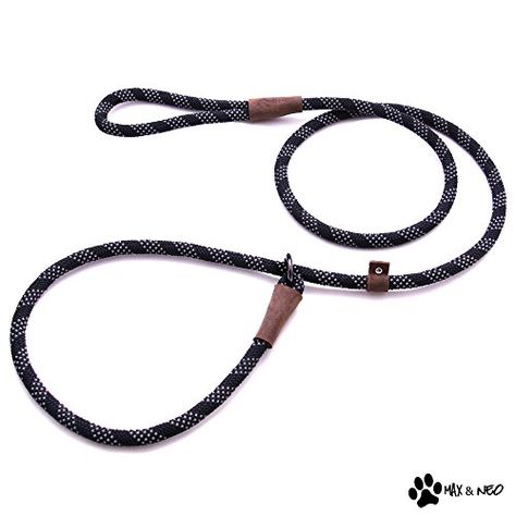 Max and Neo Rope Slip Lead Reflective 5 Foot  We Donate a Leash to a Dog Rescue for Every Leash Sold BLACK 5FT X 12 ** Learn more by visiting the image link. (This is an affiliate link) Neo Logo, Running Dog, Support Dog, Dog Gear, Dog Runs, Dog Rescue, Rescue Dogs, Together We Can, Dog Supplies