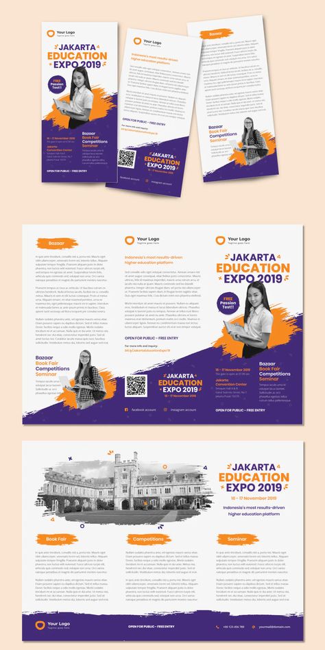 Educational Brochure Design Ideas, School Brochure Design Creative, Educational Poster Design Inspiration, Brochure Design Creative Graphics, Education Brochure Design, Brochure Education, School Brochure Design, Educational Brochure, Creative Brochure Design