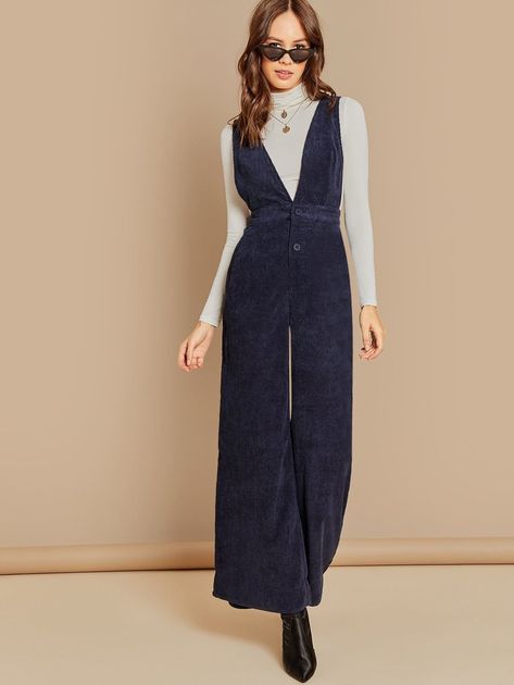 Winter Jumpsuit Outfit Classy, Winter Jumpsuit Outfit, Jumpsuit Outfit Wedding, Winter Jumpsuit, Vintage Jumpsuit, Outfit Classy, Dressy Casual Outfits, Plunging Neck, Jumpsuit Outfit