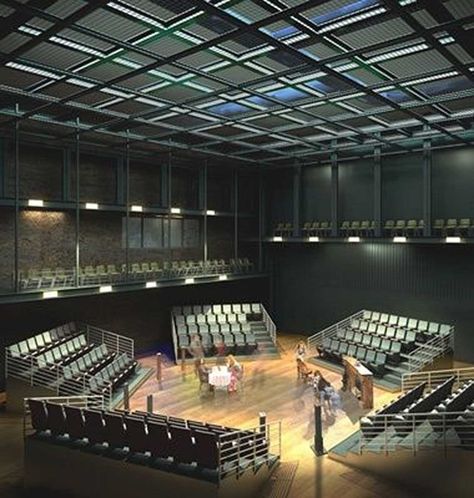 Black Box Architecture, Black Box Theater Design, Black Box Theatre Architecture, Black Box Stage, Black Box Theatre Design, Blackbox Theatre, Black Box Theater, Black Box Theatre, Glass Atrium