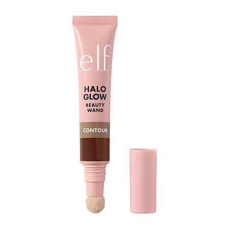 Give your complexion stunning definition and a luminous glow with e.l.f. Cosmetics' Halo Glow Contour Beauty Wand. With an easy-to-use cushion tip, this sculpting tool lets you contour like a pro! The lightweight liquid formula is infused with hydrating squalane and effortlessly blends into skin to add a natural-looking definition and a glint of radiance. Apply and blend into the hollows of your cheeks, jawline, temples, hairline, and sides of your nose for a more defined face and a precise appl Makeup Products Contour, Wand Beige, Halo Glow Contour, Elf Contour, Defined Face, Contour Wand, Dream Vanity, Halo Glow, Dream Makeup