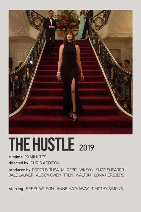 The Hustle Movie, Hustle Movie, Movie Recs, Romcom Movies, Tv Poster, Netflix Subscription, Movies To Watch Teenagers, Paris Couple, Posters Minimalist