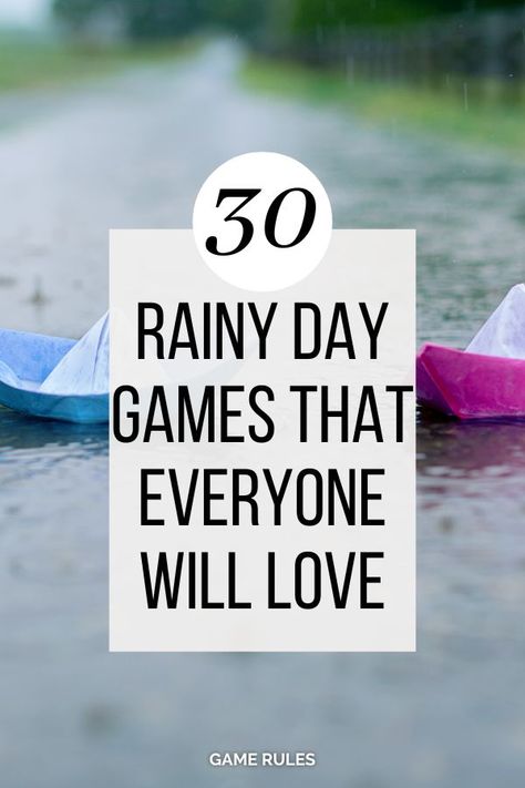 rainy day games Rainy Kids, Games For Kids Indoor, Games To Play Inside, Kid Games Indoor, College Party Games, School Games For Kids, Rainy Day Games, Games For Kids Classroom, Sunday School Games