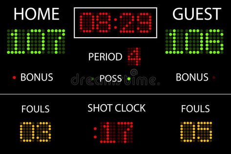 Basketball Scoreboard. With green, red and yellow digits #Sponsored , #Ad, #PAID, #Scoreboard, #digits, #yellow, #Basketball Basketball Themed Bedroom, Basketball Bedroom, Basketball Scoreboard, Basketball Room, Sports Wall Decals, Sports Room, Sports Wall, Sticker Wall Art, Game On