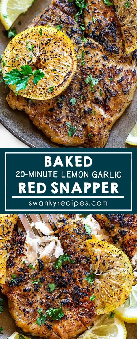 Red Snapper Filet Recipes, Snapper Filet Recipes, Red Snapper Recipes Baked, Snapper Fillet Recipes, Snapper Recipes Baked, Cooking Red Snapper, Baked Red Snapper, Baked Snapper, Red Snapper Fish