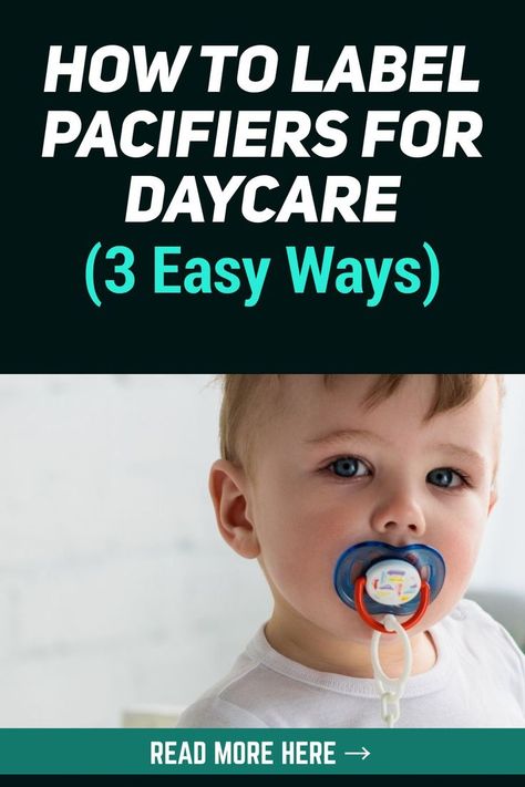 Sending your baby off to a daycare might feel like the first vacation you’ve had in months, but you’ll need to prepare them for it first. It’s crucial that you properly organize your child’s belongings, as daycares often have staff members handling four to five infants at any given time. It’s understandable that they may occasionally lose track of who owns what – at least, without some assistance. Infant Daycare, 1 Year Baby, Daycare Labels, Baby Crying, Baby Pacifier, Baby Needs, Childcare, Infants, Feel Like