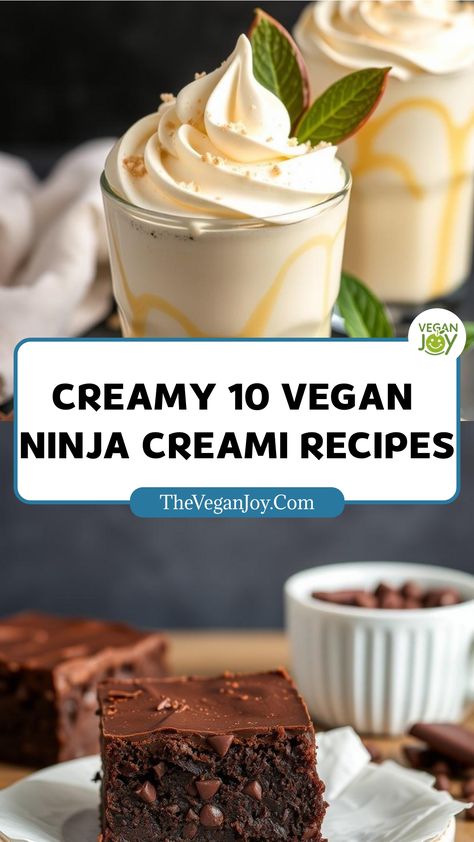 Discover plant-based bliss with our top 10 Ninja Creami vegan recipes Vegan Ninja Creami Ice Cream Recipes, Vegan Ice Cream Ninja Creami, Vegan Creami Recipes, Plant Based Ninja Creami Recipes, Ninja Creami Vegan Ice Cream Recipes, Ninja Creami Dairy Free Ice Cream Recipes, Vegan Creami Ninja Recipe, Non Dairy Ninja Creami Recipes, Dairy Free Creami Ninja Recipe