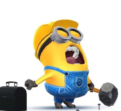 Minion Words, Minion Rock, Minion Photos, Minion Rush, Despicable Minions, Minion Banana, Minions Love, Cute Minions, Fun Group