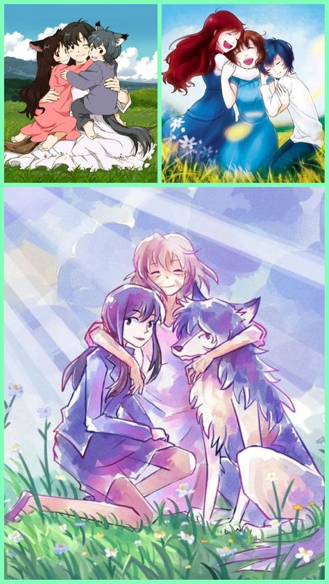 Ookami Kodomo No Ame To Yuki, Wolf Children Ame, Zombie Mom, Animated Movies Characters, Hayao Miyazaki Art, Dog Design Art, Miyazaki Art, Studio Ghibli Fanart, Pet Frogs