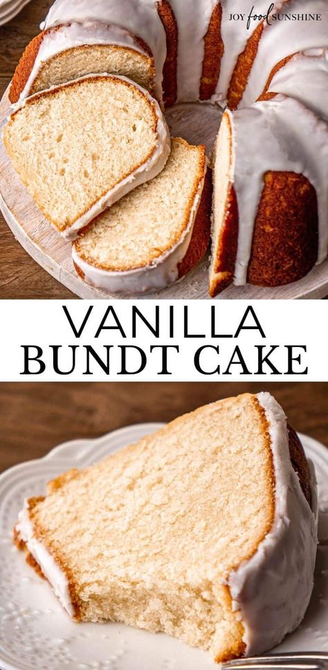 Easy Vanilla Bundt Cake, Vanilla Bundt Cake Recipes Easy, Bundt Cake Recipes Vanilla, Vanilla Bread Recipe, Bundt Cake Vanilla, Bundt Cake Flavors, Vanilla Baking Recipes, Vanilla Bundt Cake Recipes, Vanilla Loaf Cake