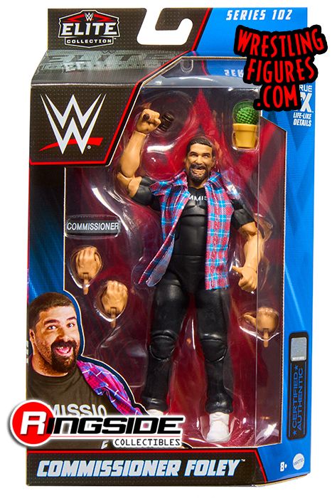 Commissioner Mick Foley - WWE Elite 102 WWE Toy Wrestling Action Figure by Mattel! Wwe Toys, Wwe Figures, Mick Foley, Wwe Elite, 80s Cartoons, Action Figures Collection, Action Figure, Wwe, Action Figures