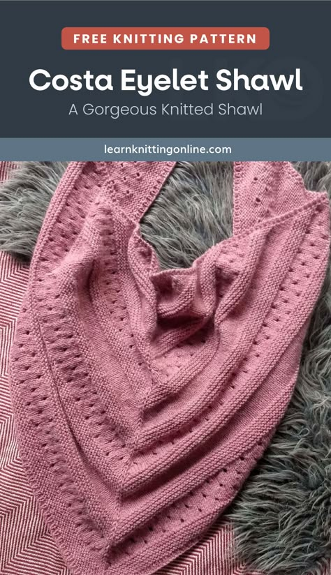 Knit Shawl Pattern, Free Knit Shawl Patterns, Easy Scarf Knitting Patterns, Knit Wrap Pattern, Winter Knitting Patterns, Fall Knitting Patterns, Intermediate Knitting Patterns, Summer Knitting Patterns, Knit Scarves