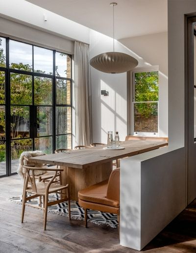 Tour a Refurbished London Home with Plenty of Old Charm, and a Brand-New, Giant Skylight Flat Roof Shed, Crittal Doors, Bold Paint Colors, New Staircase, Room Extensions, London Townhouse, Victorian Buildings, Global Home, Glass Roof