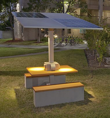 Outdoor Working Space, Picnic Table Design, Solar Canopy, Solar Charging Station, Charging Table, Solar Tiles, Outdoor Gathering Space, Shelter Design, Architecture Design Sketch