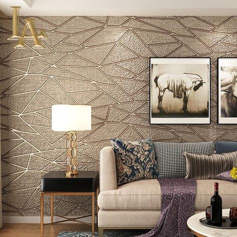 2019 Home Design Trends You Can't Miss – Hadley Court Bed Design Modern, Wallpaper Walls Decor, Loft Design, Wallpaper Decor, Wallpaper Living Room, Easy Home Decor, Room Wallpaper, Living Room Paint, Home Wallpaper