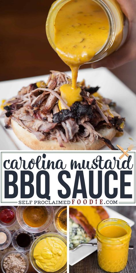 Carolina Mustard Barbecue Sauce is the easiest homemade BBQ sauce recipe you’ll find! This mustard BBQ sauce is so easy to make, spicy, & flavorful! All you need to do is mix the ingredients together and wait for the flavors to develop. Use this BBQ sauce to smother your ribs, burgers, chicken, and more! Carolina Mustard Bbq Sauce, Bbq Sauce Homemade Easy, Carolina Bbq Sauce, Mustard Bbq Sauce, Homemade Bbq Sauce Recipe, Homemade Bbq Sauce, Homemade Condiments, Bbq Sauce Recipe, Bbq Sauce Homemade