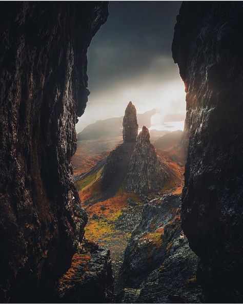 Stunning photo of Old Man of Storr, Isle of Skye To Infinity And Beyond, Isle Of Skye, Scotland Travel, Scottish Highlands, Magical Places, Mountain Landscape, Fantasy Landscape, The View, Outlander