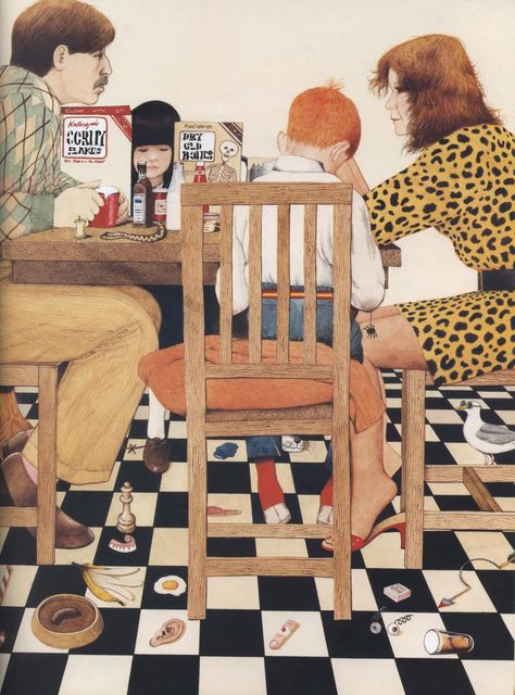 Anthony Browne Anthony Browne, Picture Books Illustration, Children's Literature, Childrens Illustrations, Children's Book Illustration, Book Decor, Pen Drawing, Painting Patterns, Children Illustration