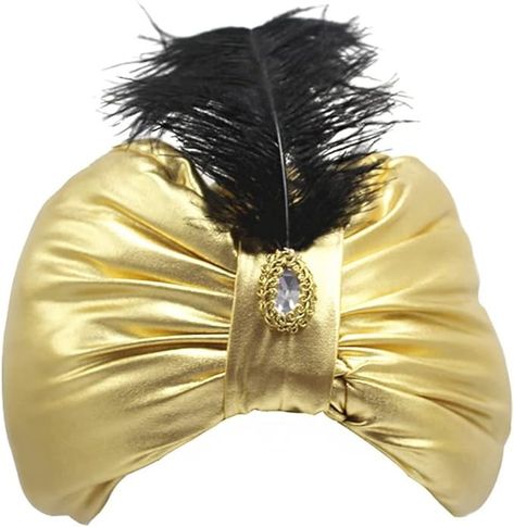 Amazon.com: Topwon Arab India Hat Kids Costume Sultan Cap Dresse Up One Size, Unisex : Clothing, Shoes & Jewelry Sultan Aladdin, Vintage Headwear, Arabian Costume, Indian Hat, King Hat, Pleated Fashion, Pantomime, Feather Hat, Bullet Points