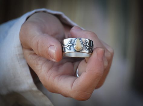 Elk Ivory Customs – Hammered In The Mountains Elk Ivory Mens Ring, Elk Ivory Ring For Men, Elk Ivory Necklace, Elk Ivory Ring, Elk Ivory Jewelry, Ivory Jewelry, Elk Ivory, Red Stag, Ivory Ring