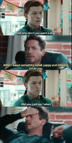 Avengers Humor, Laughing Funny, Superhero Memes, Movies Quotes, Funny Marvel Memes, Marvel Quotes, Tom Holland Spiderman, Marvel Avengers Funny, Dc Memes