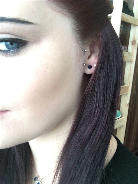 Got a sideburn the other day. #sideburn #piercing #silver Sideburn Piercing, Ear Cuff, Piercings, Gel Nails, Pearl Earrings, Cuff, Tattoos, Nails, Silver