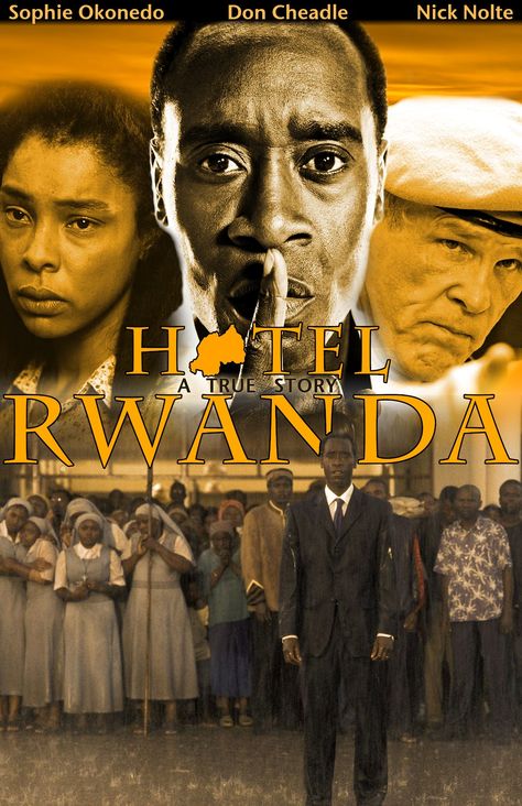 'Hotel Rwanda' (2004) Hotel Rwanda, Sophie Okonedo, African American Movies, Black Cinema, American Movies, Essay Competition, Hollywood Poster, Jurassic Park 1993, Review Essay