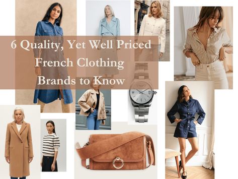 6 Quality, Yet Well Priced French Clothing Brands to Know – The Simply Luxurious Life® Tomboy Shirts, French Clothing Brands, French Clothing, French Outfit, Sleeveless Jumper, Luxurious Life, French Brands, Wool Blend Coat, Clothing Brands