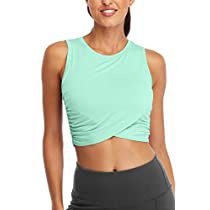 Check this out on Amazon Athletic Lounge Wear, Yoga Crop Tops, Workout Tops For Women, Dance Tops, Yoga Tank, Workout Crop Top, Yoga Tank Tops, Athletic Sports, Womens Tops Summer