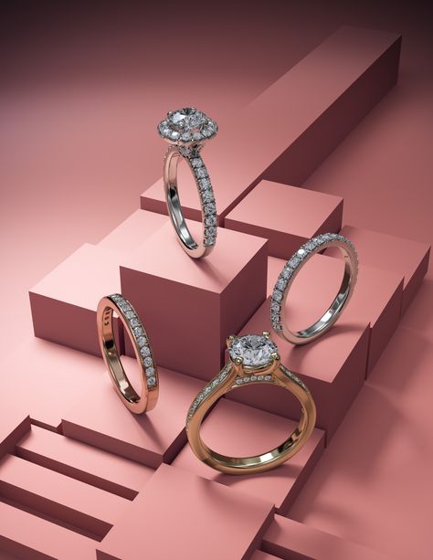 3d Ring Design, 3d Jewelry Animation, Jewellery Advertisement, Jewelry Animation, Jewellery Images, Jewelry Advertising, Jewellery Model, 3d Product Modeling, Jewellery Advertising