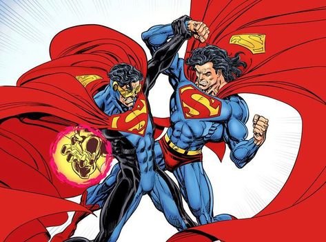 SuperDuperDouche vs the Real Superman The Eradicator The Eradicator Dc, Superman Eradicator, Real Superman, Reign Of The Supermen, Superhero Ideas, Terror Art, Superman And Spiderman, Action Comics 1, Legion Of Superheroes